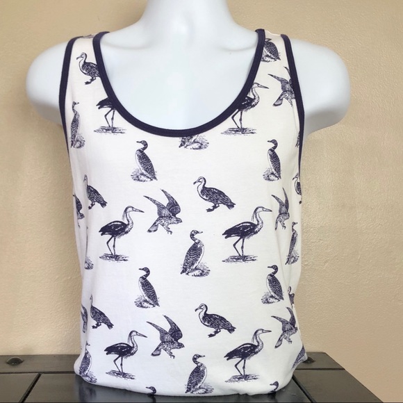 Forever 21 Other - Forever 21 white tank top with birds size XL